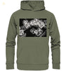 Kochsalz, Mikrokristalle im Dunkelfeld - Premium Unisex Hoodie wioostore.de