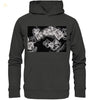 Kochsalz, Mikrokristalle im Dunkelfeld - Premium Unisex Hoodie wioostore.de