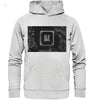 Kochsalz, Mikrokristalle im Dunkelfeld - Premium Hoodie wioostore.de