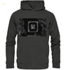 Kochsalz, Mikrokristalle im Dunkelfeld - Premium Unisex Hoodie wioostore.de