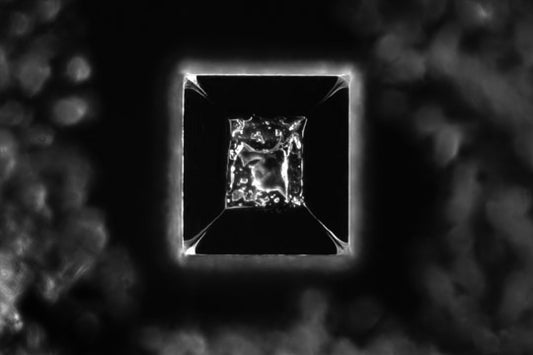 Kochsalz Mikrokristall-Bild – digitale Mikrofotografie zum Download, hochauflösendes Motiv