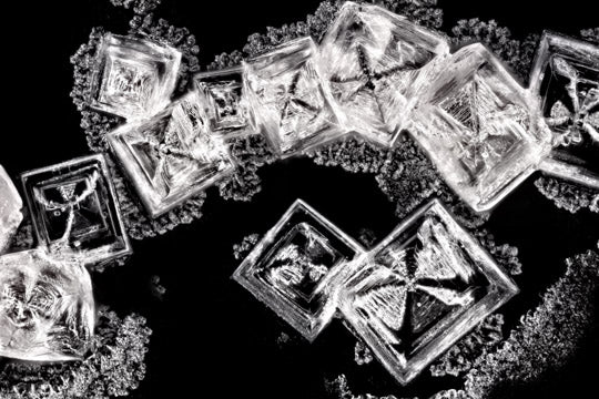 Kochsalz Mikrokristall-Bild – digitale Mikrofotografie zum Download, hochauflösendes Motiv