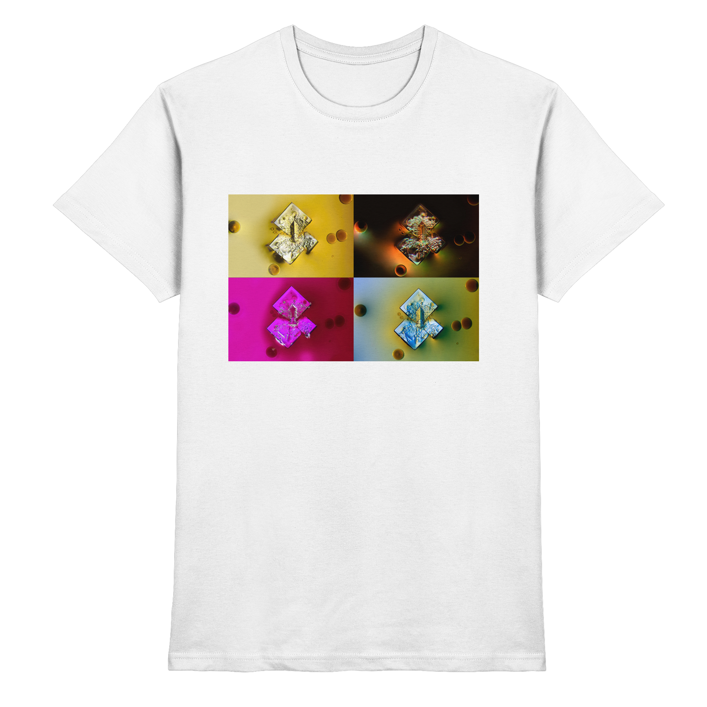 Mikrokristall-Design Shirt - Sojasauce