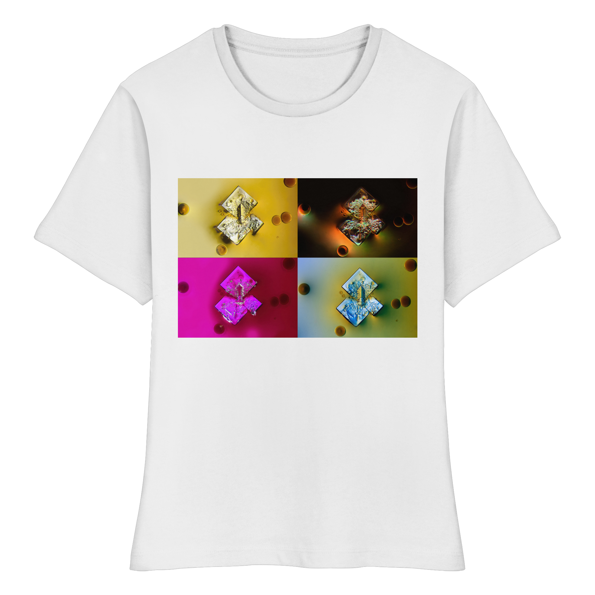 Mikrokristall-Design Shirt Damen - Sojasauce