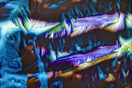 Microcrystal image of paracetamol