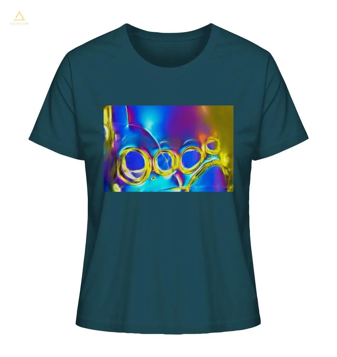 Mikrokristall Design Organic Shirt aus 100 % Bio-Baumwolle  - Optical Brightener