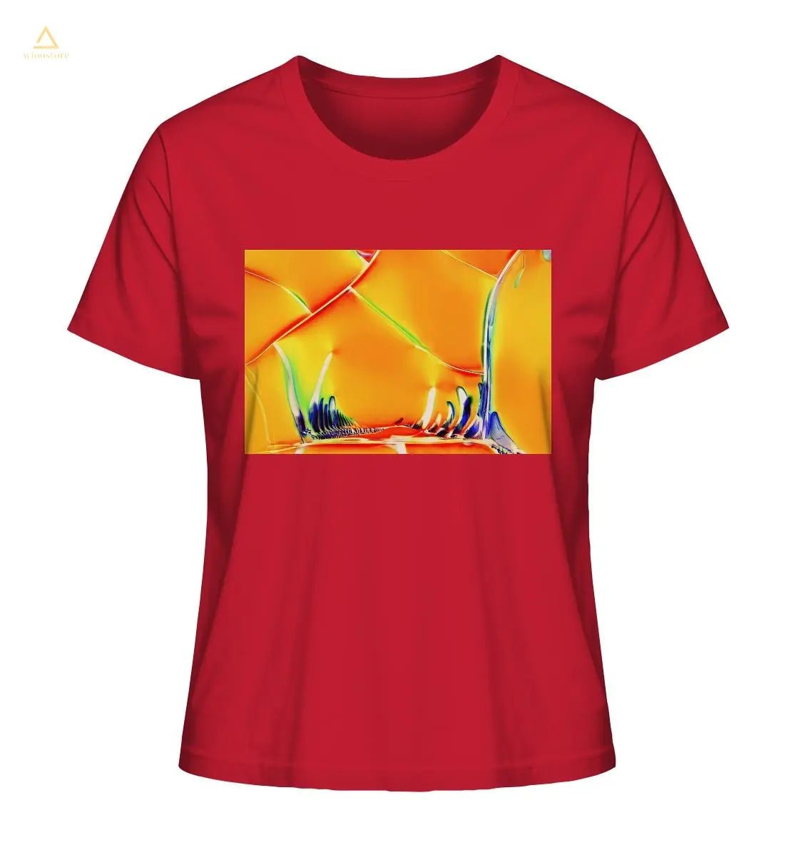 Mikrokristall Design Organic Shirt aus 100 % Bio-Baumwolle  - Optical Brightener