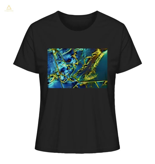  Mikrokristall Design Organic Shirt aus 100 % Bio-Baumwolle  - Optical Brightener