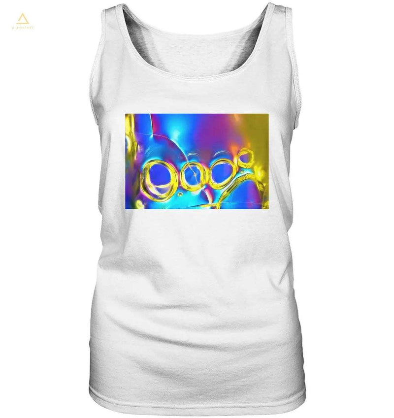 Microcrystal Design Tank Top - Optical Brightener
