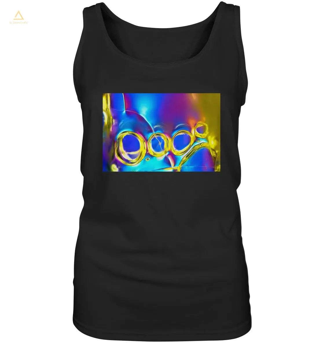 Optical Brightener – Mikrokristall-Tank-Top für Damen – Motiv 1 – Produktansicht 2