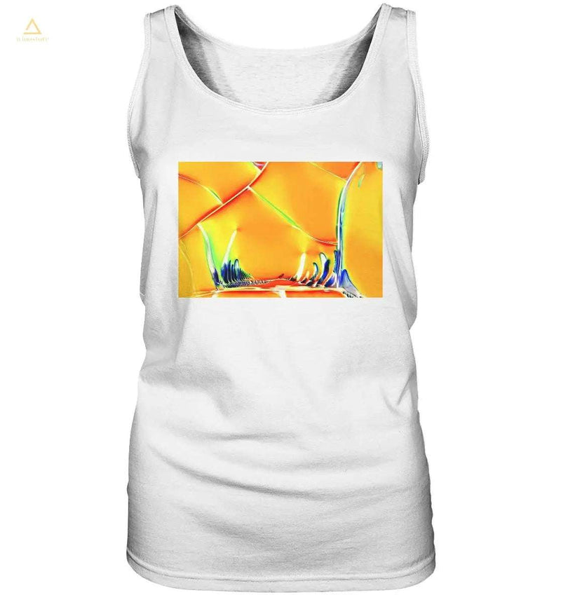Microcrystal Design Tank Top - Optical Brightener