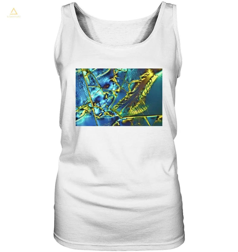 Microcrystal Design Tank Top - Optical Brightener