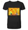Optical Brightener - Mens Organic V-Neck Shirt wioostore
