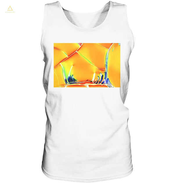 Mikrokristall-Design Tank Top - Optical Brightener