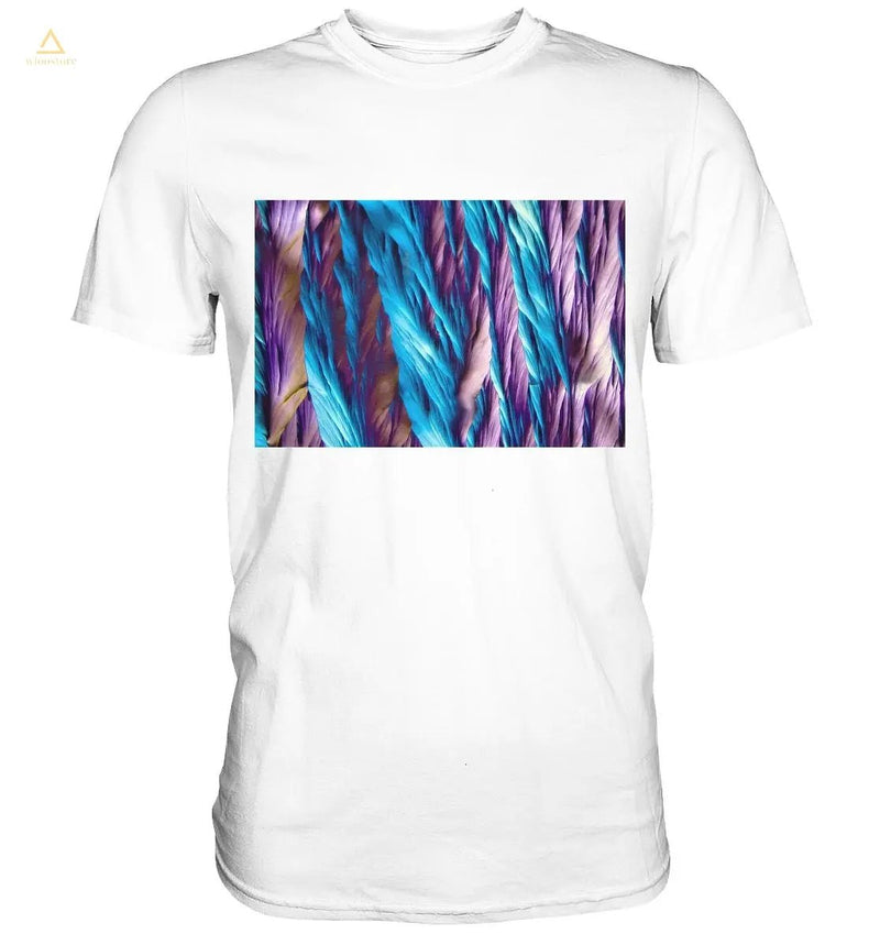 Microcrystal design shirt – Paracetamol in real microphotography