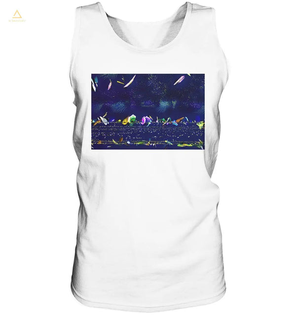 Mikrokristall-Design Tank Top - Saccharin