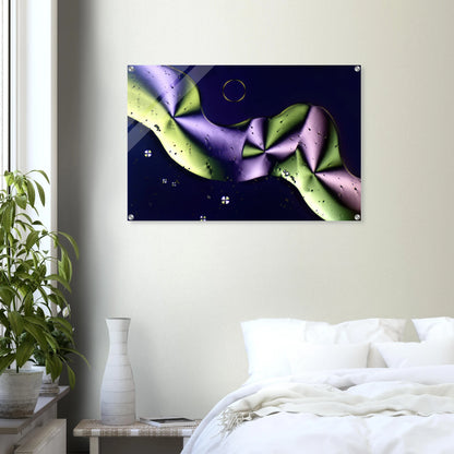 Sorbit als Mikrokristall-Wandbild auf Acrylglas – Produktansicht 3