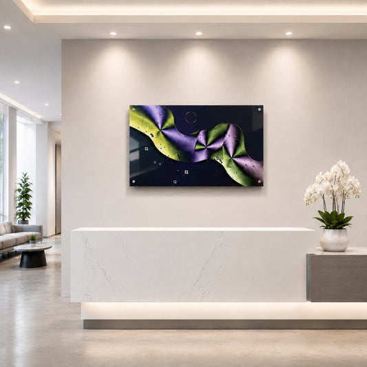 Sorbit als Mikrokristall-Wandbild auf Acrylglas