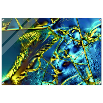 Optical Brightener als Mikrokristall-Wandbild auf Acrylglas – Motiv 1 – Produktansicht 11