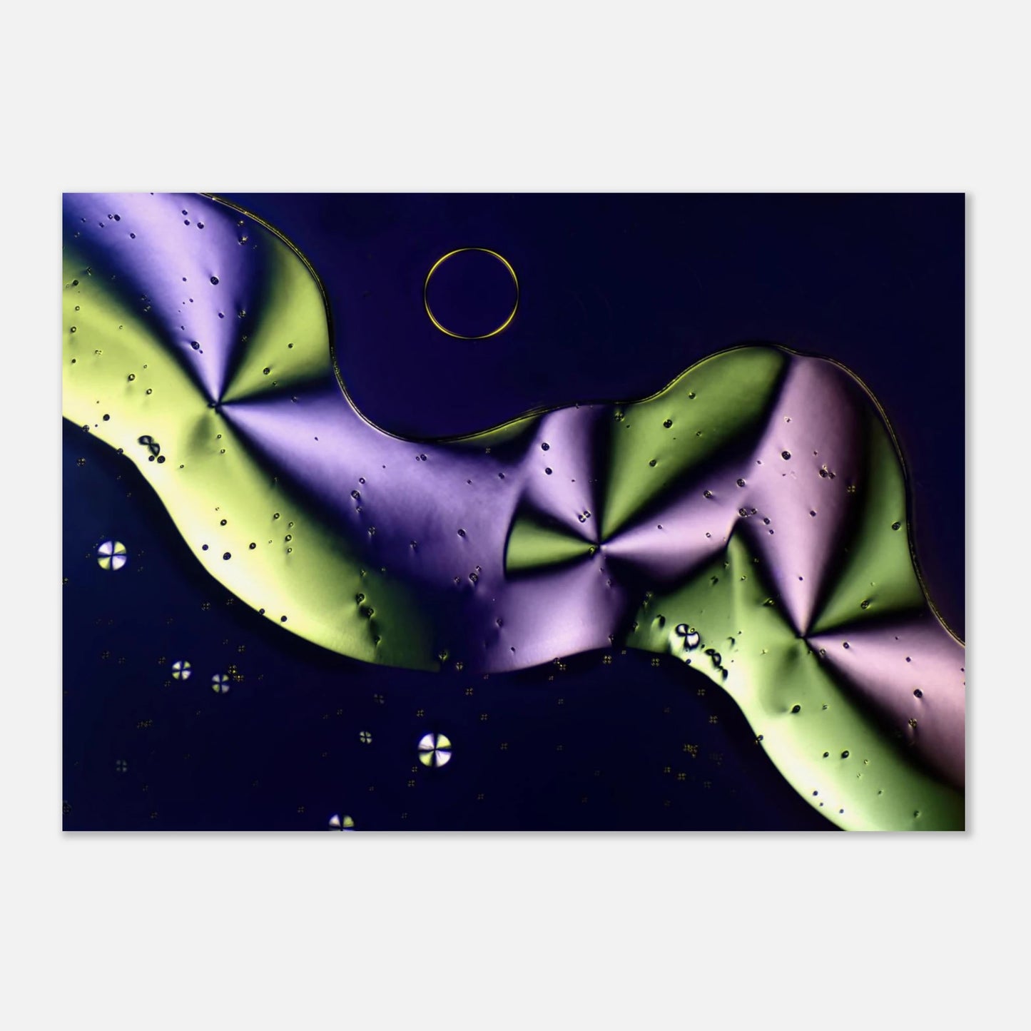 Sorbit als Mikrokristall-Poster auf Museumspapier