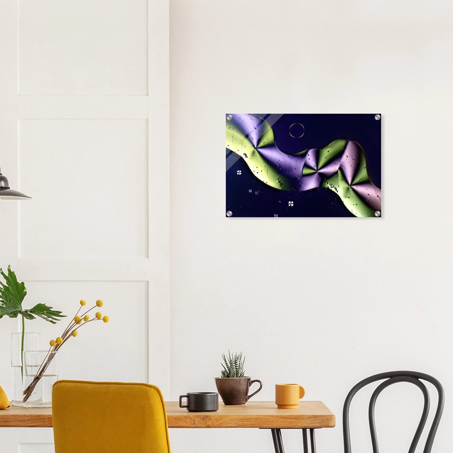 Sorbit als Mikrokristall-Wandbild auf Acrylglas – Produktansicht 5