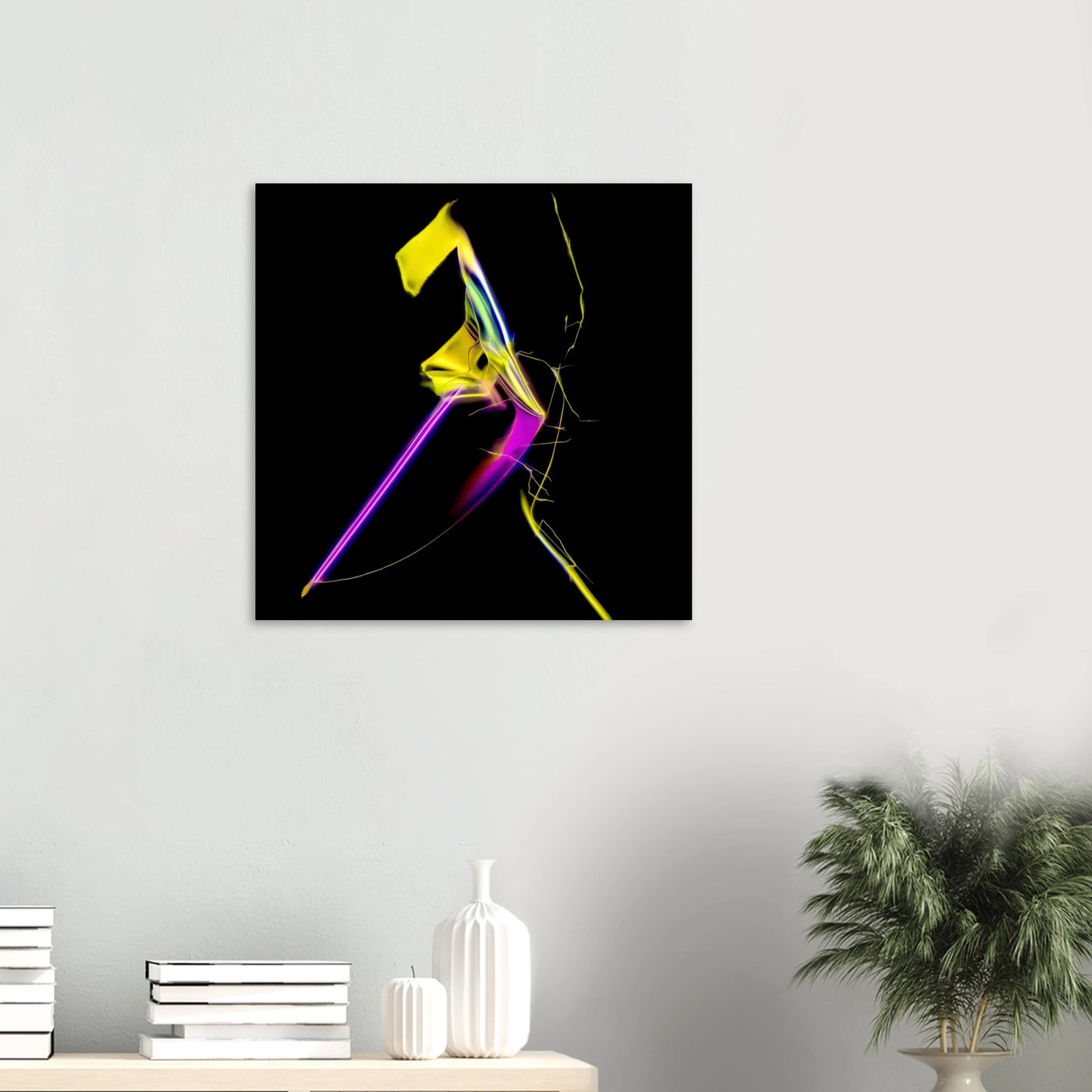 Zimtsäure als Mikrokristall-Wandbild auf Forex