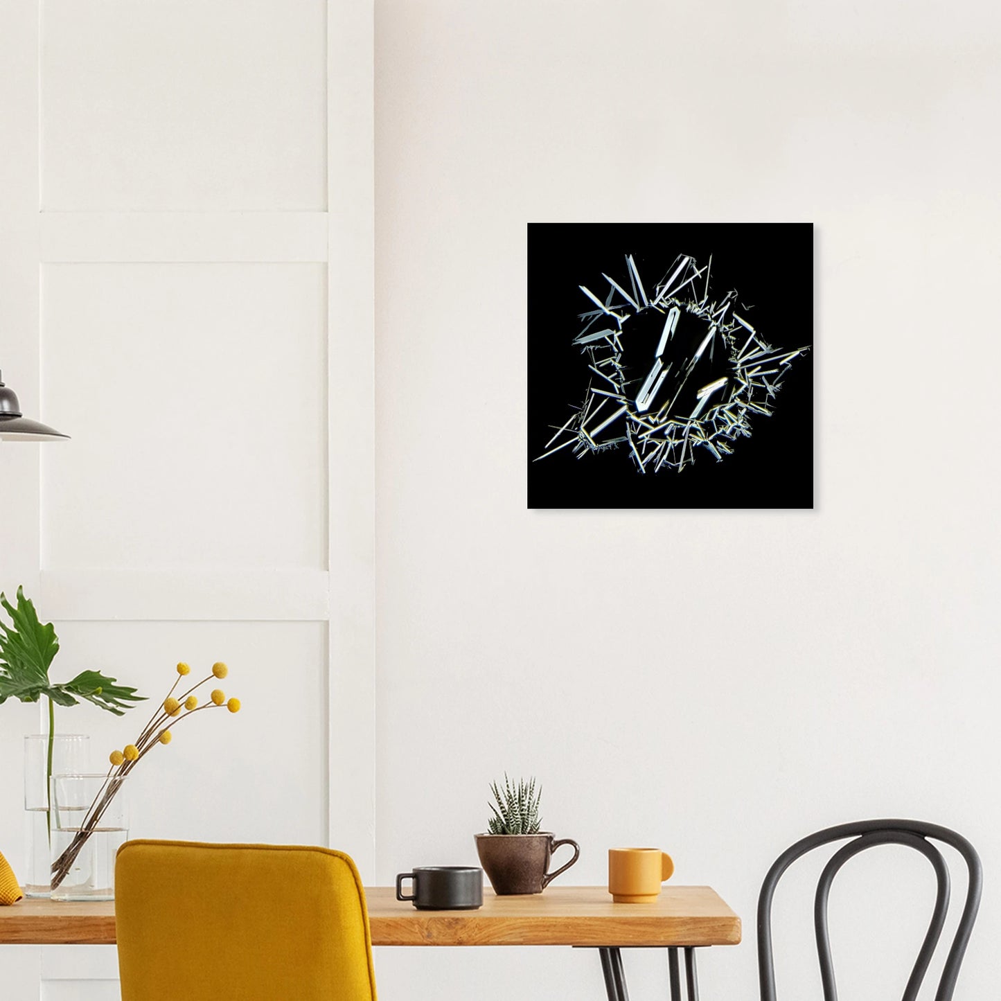 Harnstoff mit Weinsäure als Mikrokristall-Wandbild auf Forex – Produktansicht 6