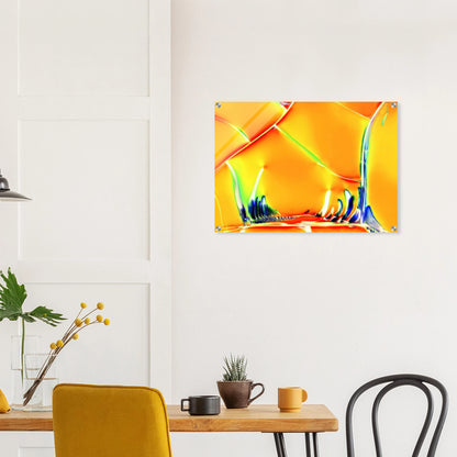 Optical Brightener als Mikrokristall-Wandbild auf Acrylglas – Motiv 2 – Produktansicht 5