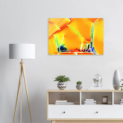 Optical Brightener als Mikrokristall-Wandbild auf Acrylglas – Motiv 2 – Produktansicht 8