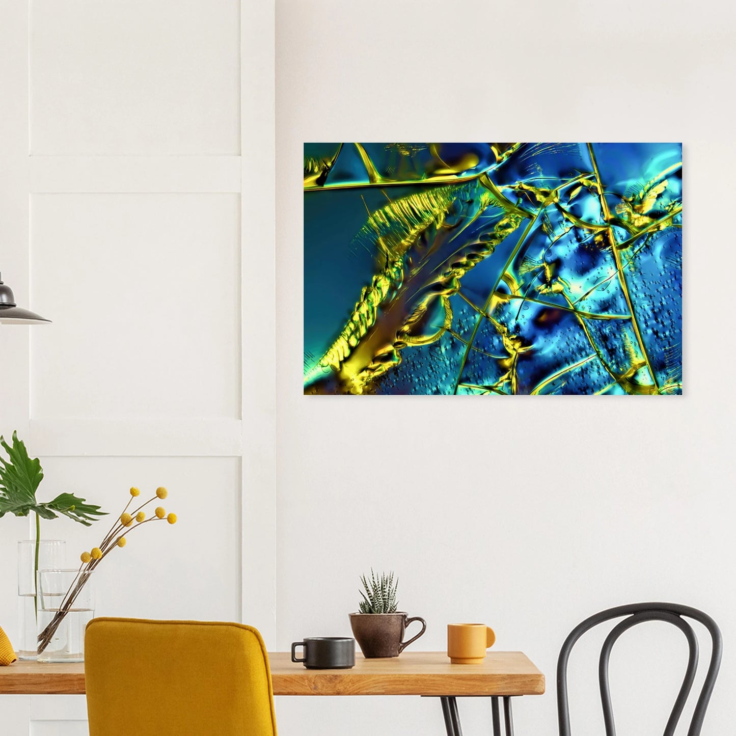 Optical Brightener als Mikrokristall-Wandbild auf Forex – Motiv 2 – Produktansicht 7