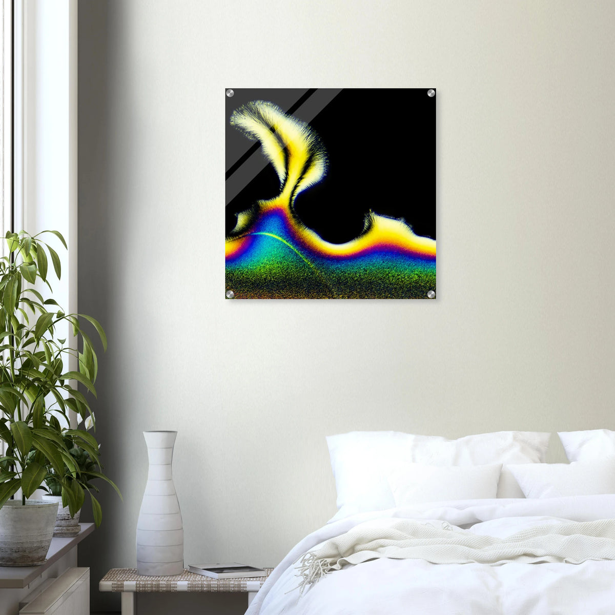 Vitamin C als Mikrokristall-Wandbild auf Acrylglas – Produktansicht 20