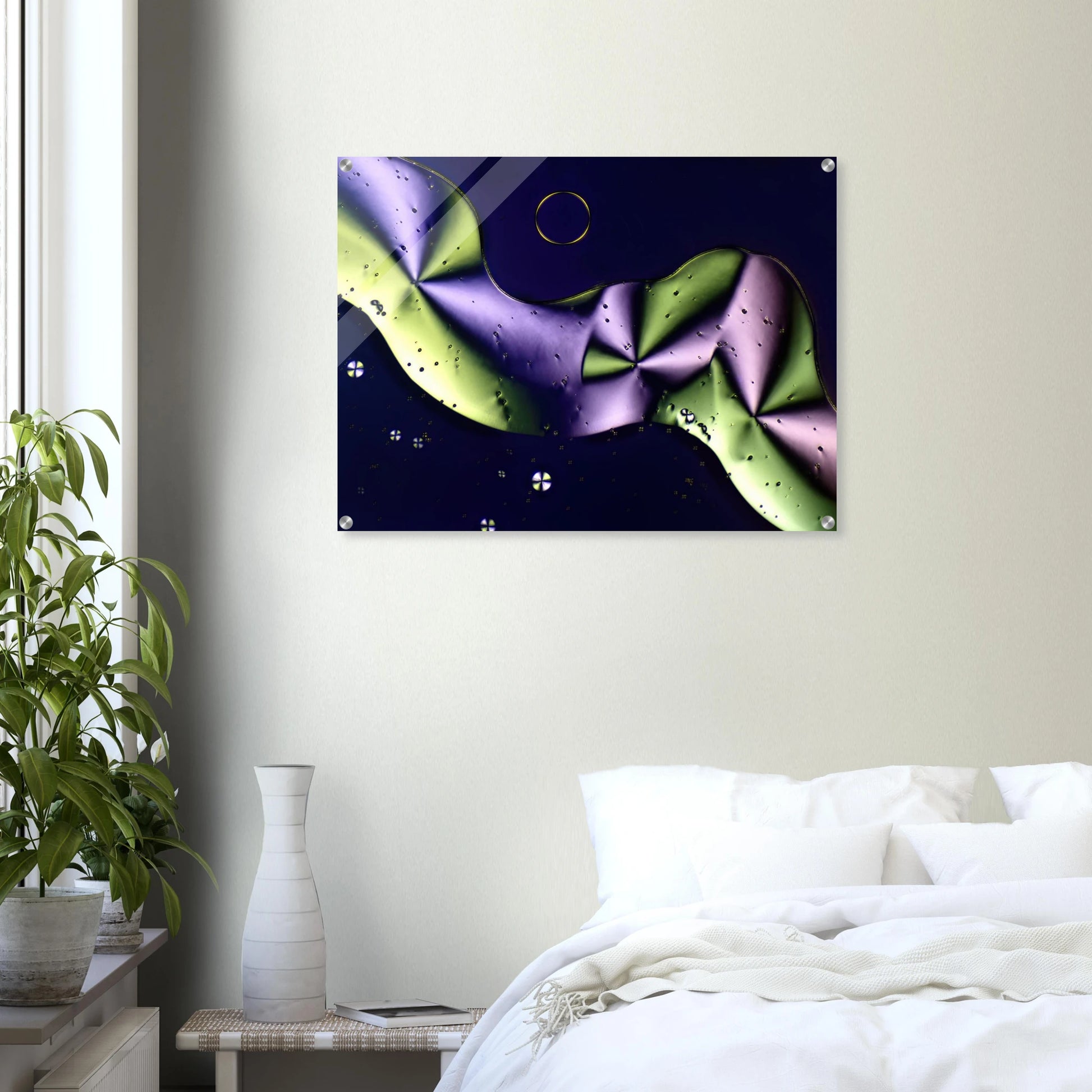 Sorbit als Mikrokristall-Wandbild auf Acrylglas – Produktansicht 8