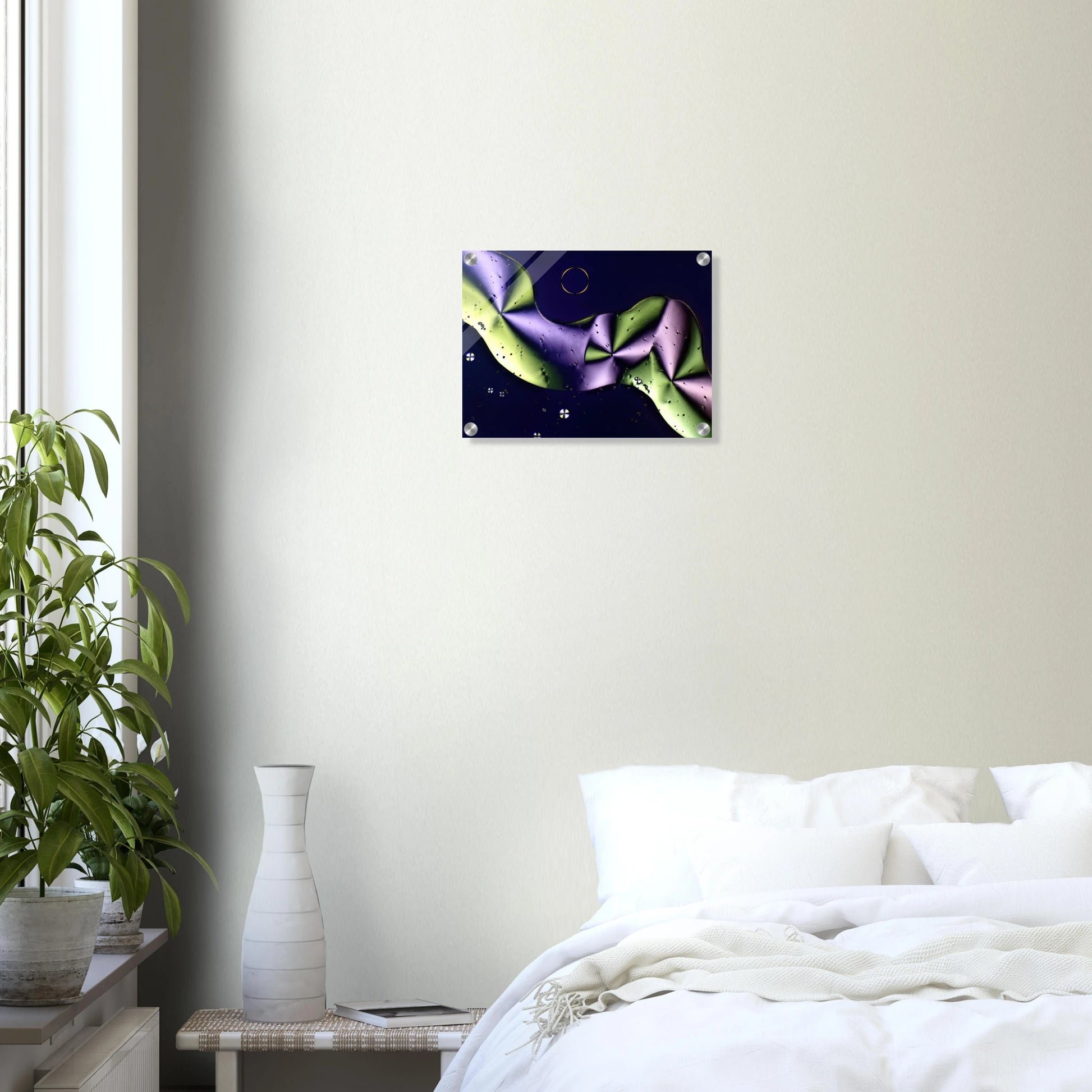 Sorbit als Mikrokristall-Wandbild auf Acrylglas – Produktansicht 10