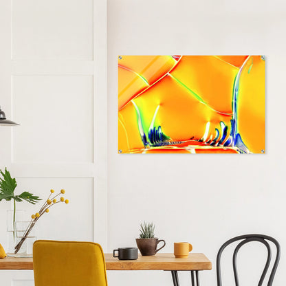 Optical Brightener als Mikrokristall-Wandbild auf Acrylglas – Motiv 2 – Produktansicht 6
