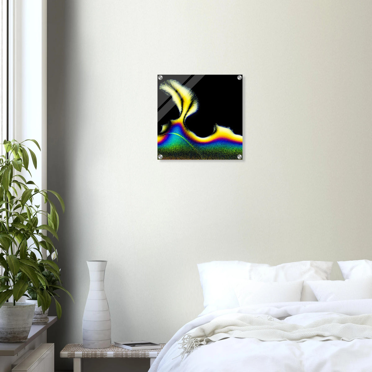 Vitamin C als Mikrokristall-Wandbild auf Acrylglas – Produktansicht 12