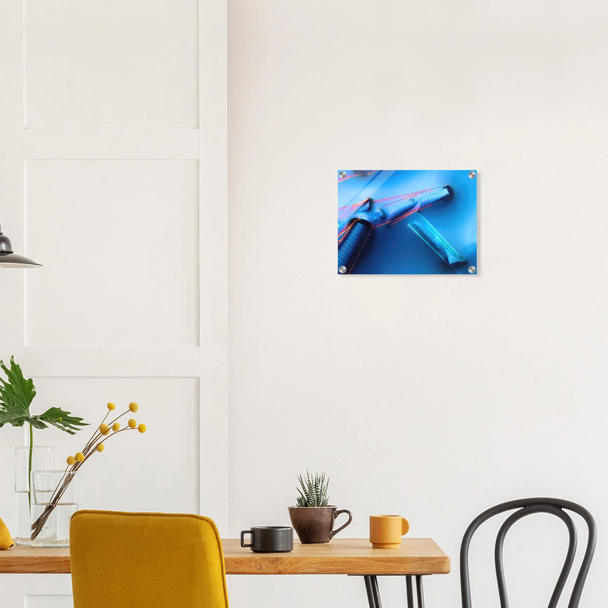 Alaun mit Öl als Mikrokristall-Wandbild auf Acrylglas – Produktansicht 4