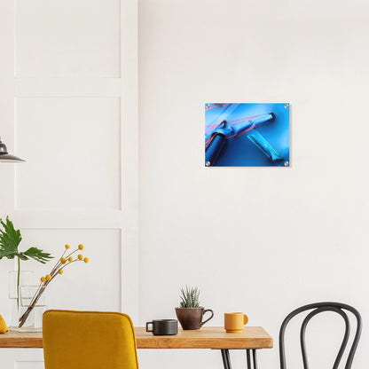 Alaun mit Öl als Mikrokristall-Wandbild auf Acrylglas – Produktansicht 4