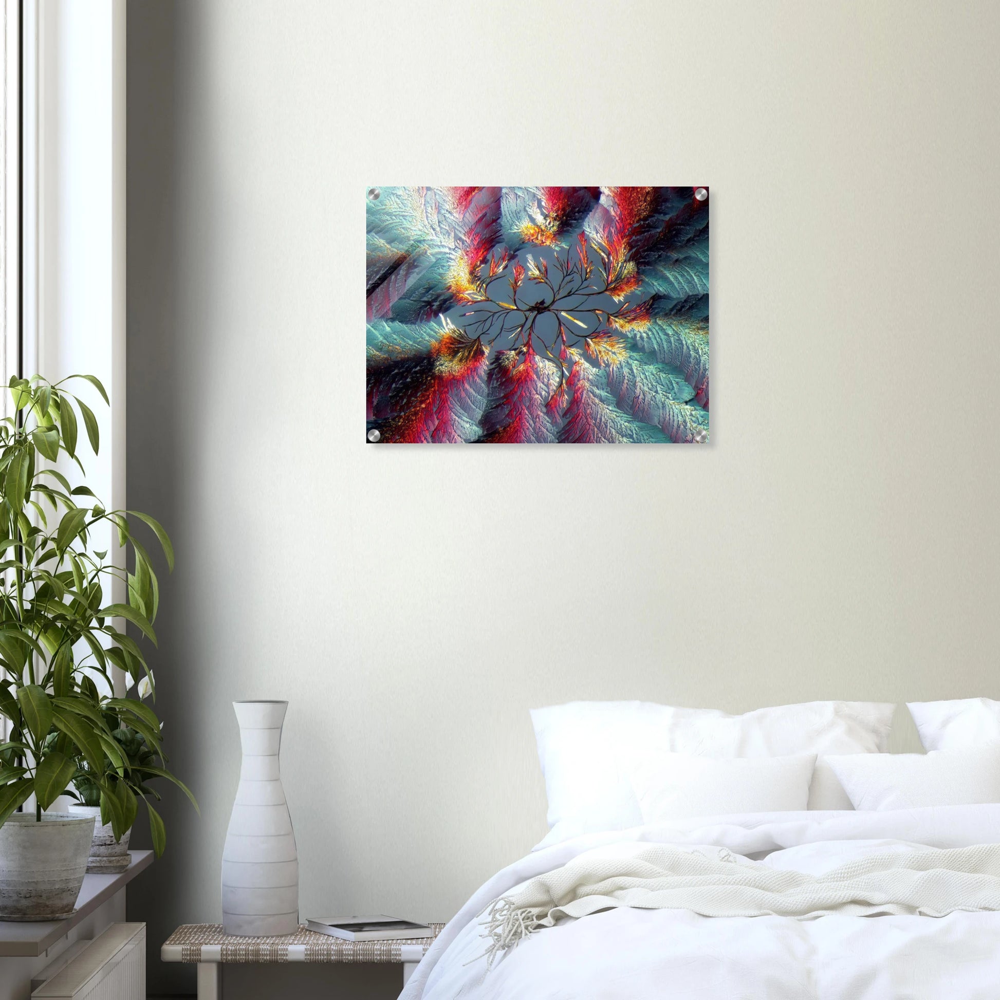 Zimtsäure als Mikrokristall-Wandbild auf Acrylglas – Motiv 1 – Produktansicht 10