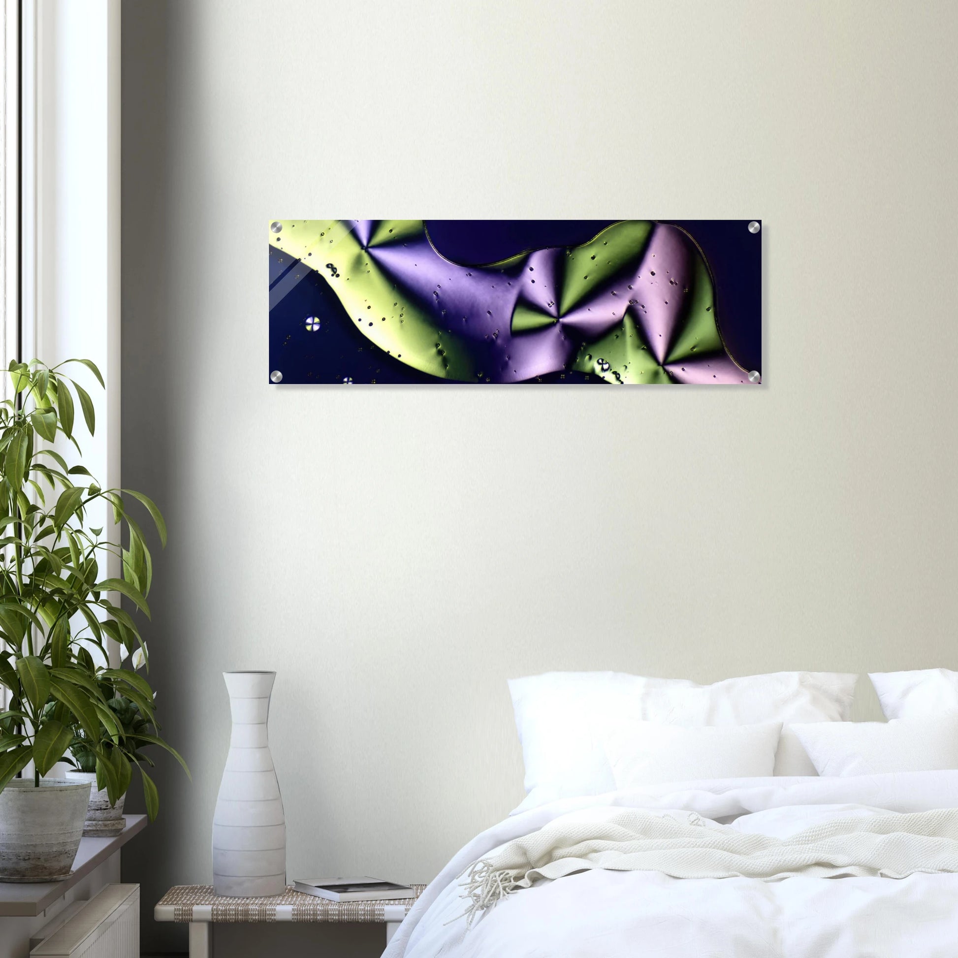 Sorbit als Mikrokristall-Wandbild auf Acrylglas – Produktansicht 14