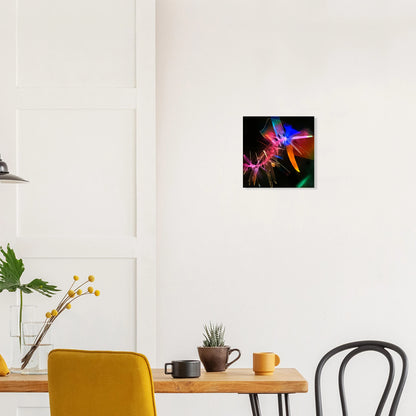 Benzoesäure als Mikrokristall-Wandbild auf Forex – Motiv 2 – Produktansicht 6