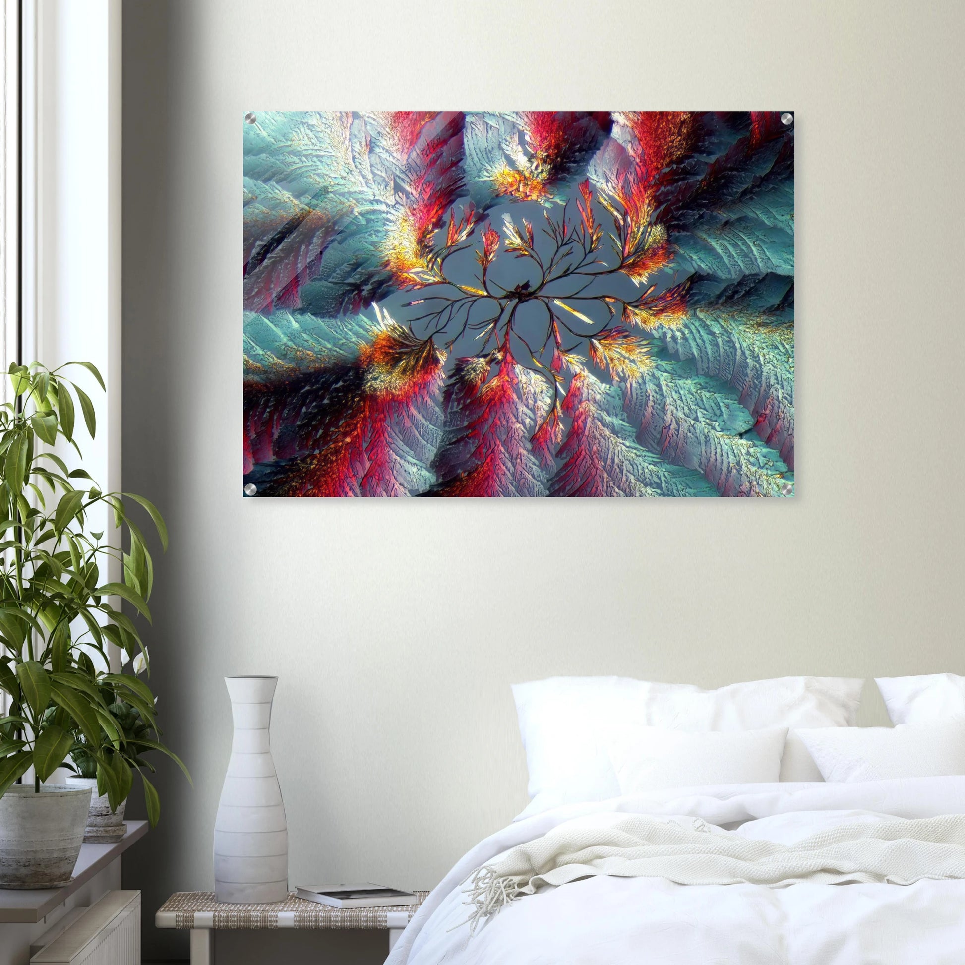 Zimtsäure als Mikrokristall-Wandbild auf Acrylglas – Motiv 1 – Produktansicht 12