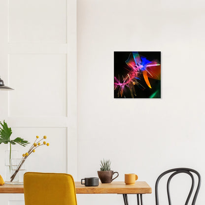 Benzoesäure als Mikrokristall-Wandbild auf Forex – Motiv 2 – Produktansicht 3