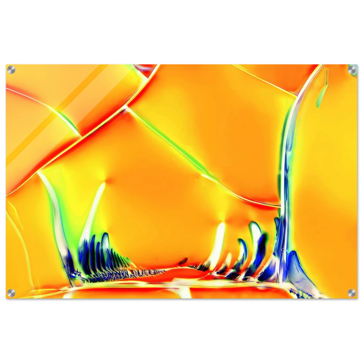 Optical Brightener als Mikrokristall-Wandbild auf Acrylglas – Motiv 2 – Produktansicht 7