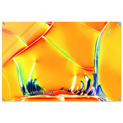 Optical Brightener als Mikrokristall-Wandbild auf Acrylglas – Motiv 2 – Produktansicht 7