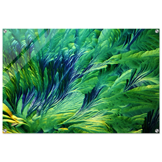Beta-Alanin und L-Glutamin als Mikrokristall-Wandbild auf Acrylglas – Motiv 2 – Produktansicht 2