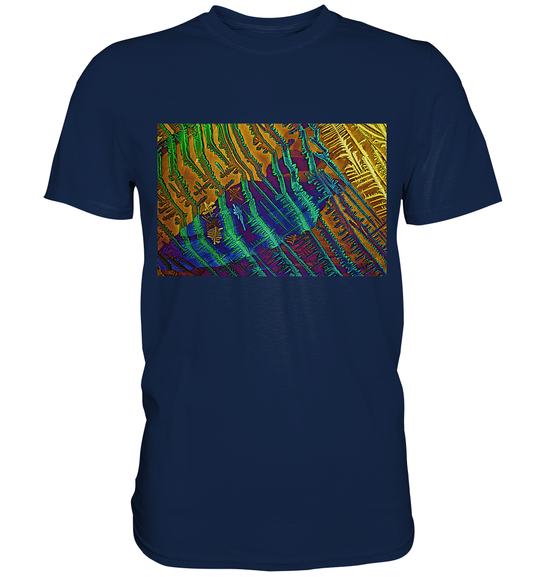 Mikrokristall Design Shirt - Caesiumchlorid mit Kupfersulfat