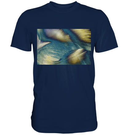 Mikrokristall Design Shirt mit Harnstoff mit Resorcin Design – echte Mikrofotografie