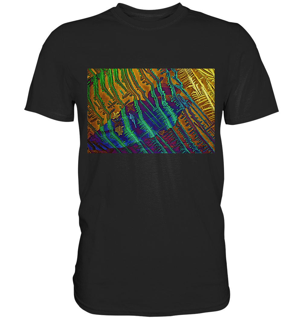 Caesiumchlorid mit Kupfersulfat als Mikrokristall Herren-Shirt