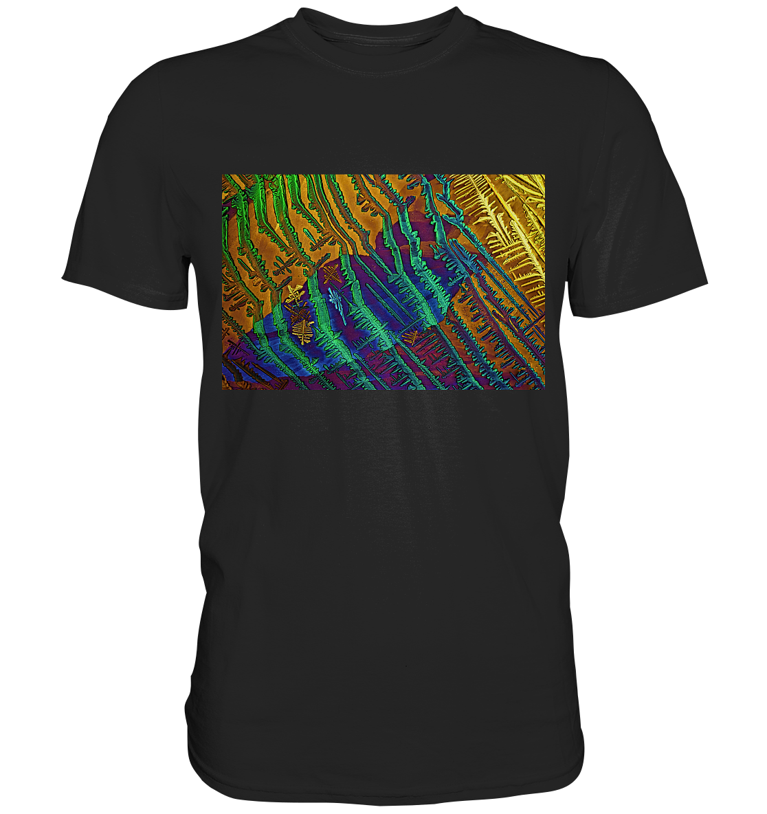 Mikrokristall Design Shirt - Caesiumchlorid mit Kupfersulfat