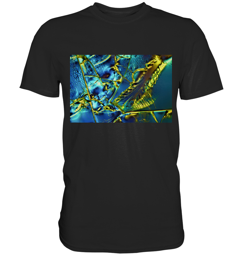 Optical Brightener als Mikrokristall Herren-Shirt